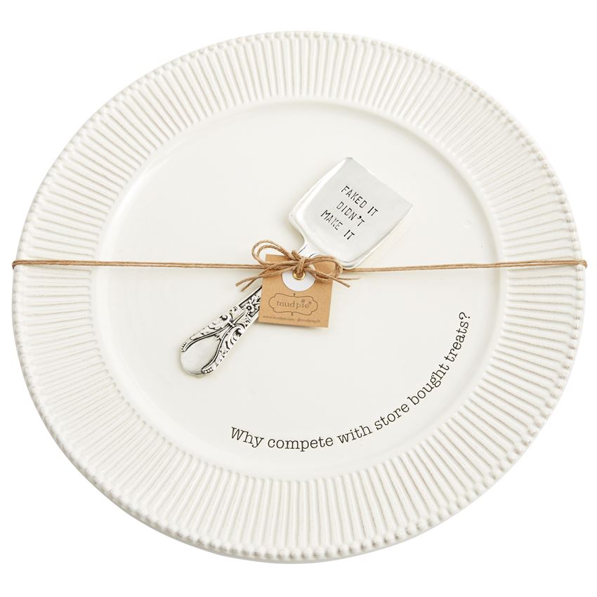 Mud Pie, Home - Serving,  Mud Pie - Store Bought Sweets Plate Set