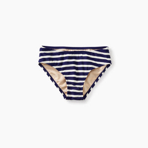 Tea Collection, Girl - Swimwear,  Striped Bikini Bottom - Twilight Tonal