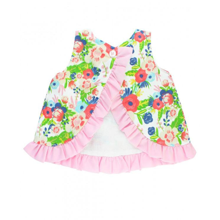 Ruffle Butts, Baby Girl Apparel - Shirts & Tops,  English Garden Swing Top