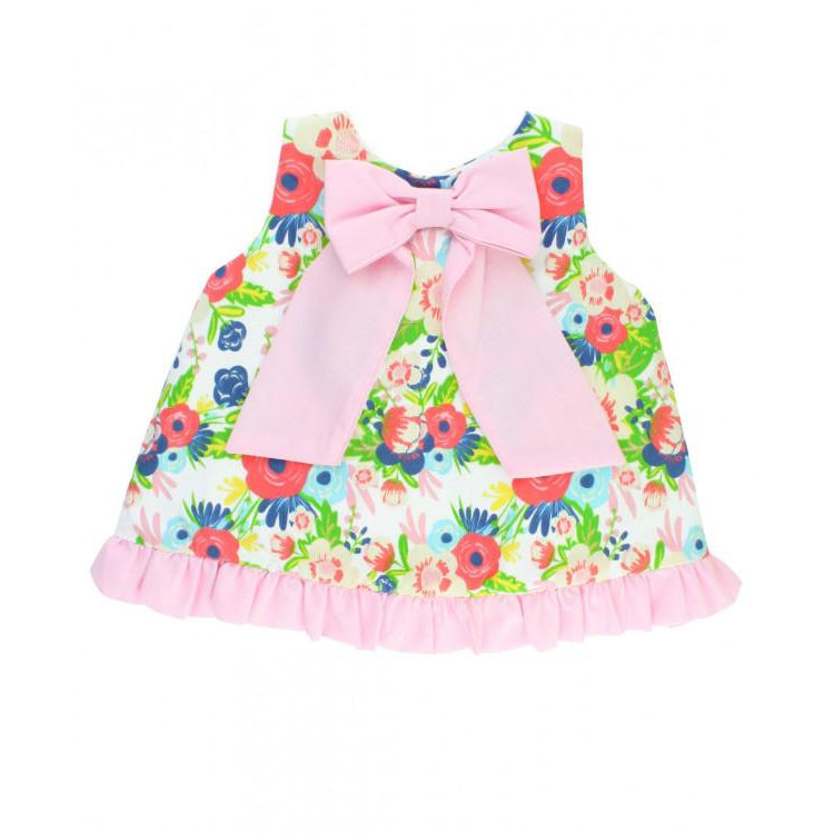 Ruffle Butts, Baby Girl Apparel - Shirts & Tops,  English Garden Swing Top