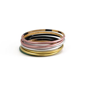 Metallic Horn Bangle Set - Eden Lifestyle