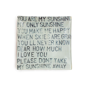 Square Decoupage Plate - Eden Lifestyle