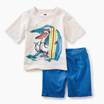 Tea Collection, Baby Boy Apparel - Outfit Sets,  Surfing Pelican Outfit