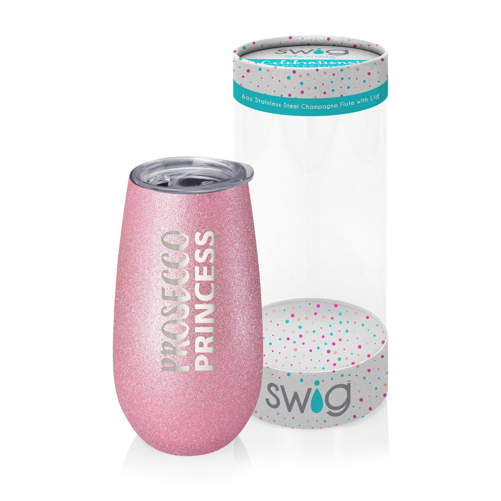 Swig, Home - Drinkware,  Swig Prosecco Princess Stemless Flute