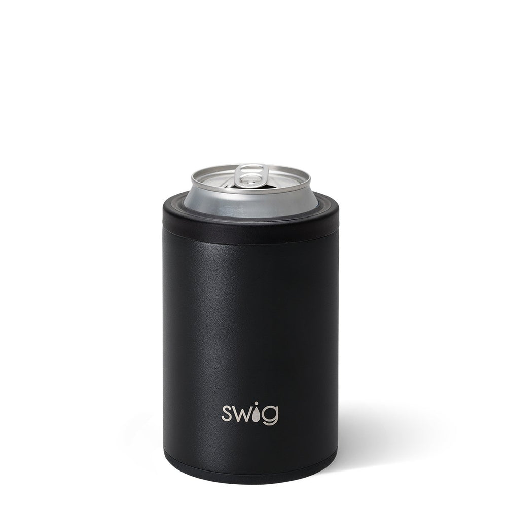 Swig, Home - Drinkware,  Swig Matte Black Combo Can & Bottle Cooler (12oz Cans & Bottles)