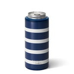 Swig, Home - Drinkware,  SCOUT+Swig Nantucket Navy Skinny Can Cooler (12oz)