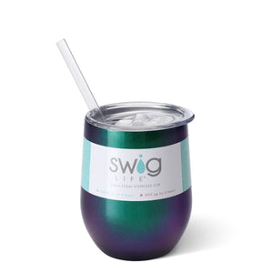 Swig, Home - Drinkware,  Swig 14oz Stemless Wine Cup w/ Straw