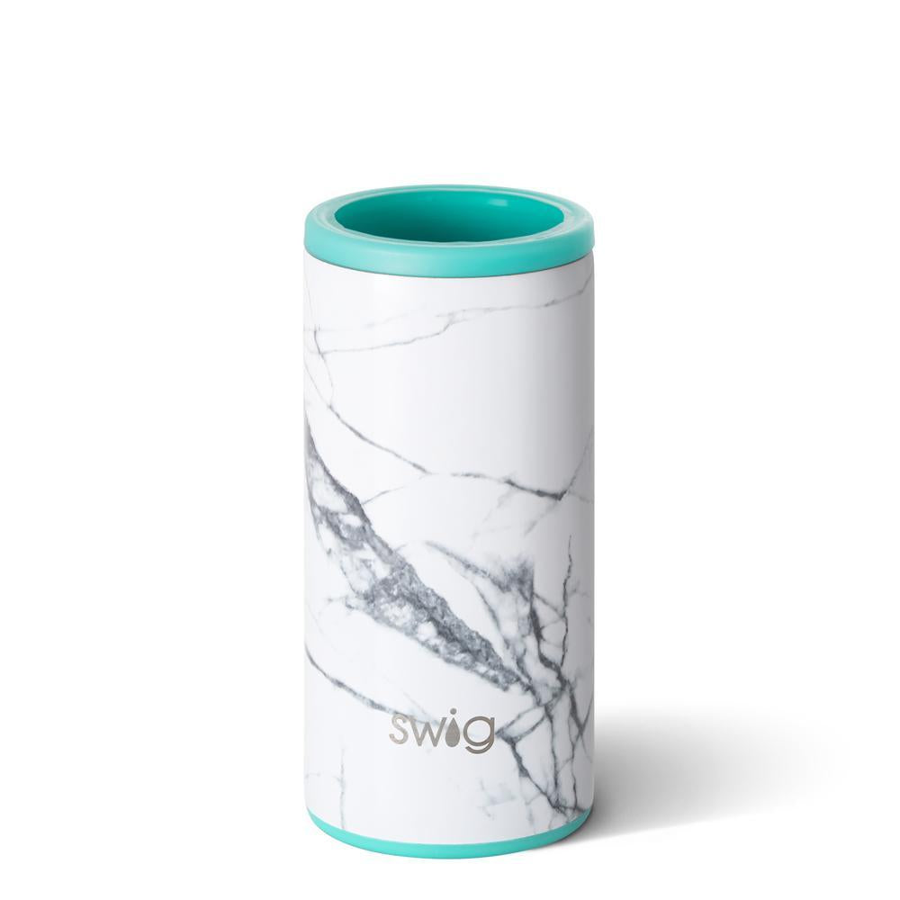 Swig, Home - Drinkware,  Swig 12oz Skinny Can Cooler - Marble Slab