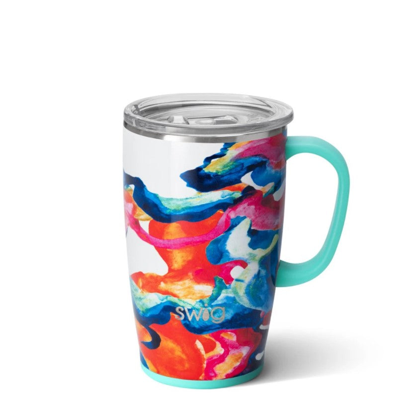 Swig, Home - Drinkware,  Swig Color Swirl Travel Mug (18oz)