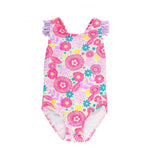 Ruffle Butts, Baby Girl Apparel - Swimwear,  Blooming Buttercup Ruffle Strap