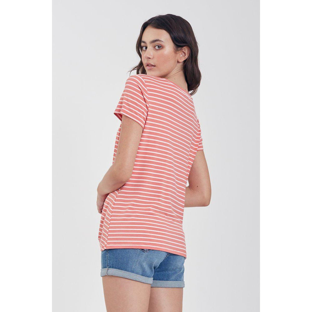 Another Love, Women - Tees,  Julia Stripes Knot Tee