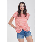 Another Love, Women - Tees,  Julia Stripes Knot Tee