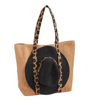 Mud Pie Tote Bag and Sun Hat Set - Eden Lifestyle