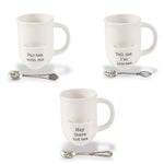 Mud Pie, Home - Serving,  Mud Pie - Tea Pouch Mug Set