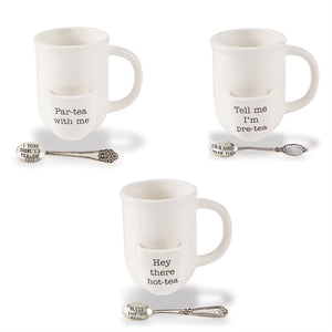 Mud Pie, Home - Serving,  Mud Pie - Tea Pouch Mug Set