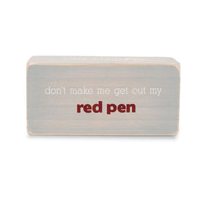 Mud Pie, Home - Decorations,  Inspire Teacher Sentiment Blocks
