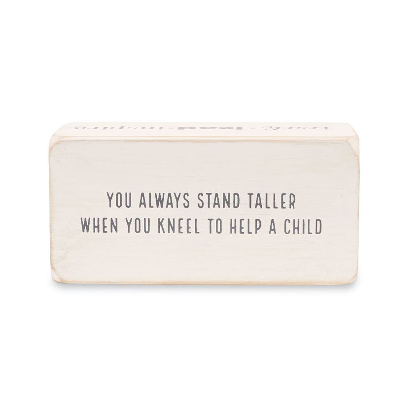 Mud Pie, Home - Decorations,  Inspire Teacher Sentiment Blocks