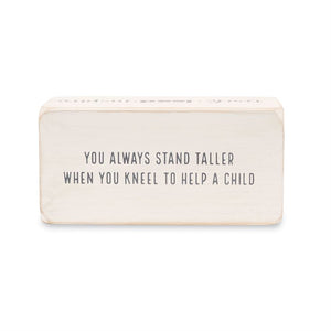 Mud Pie, Home - Decorations,  Inspire Teacher Sentiment Blocks