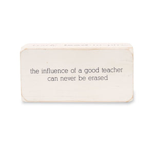 Mud Pie, Home - Decorations,  Inspire Teacher Sentiment Blocks