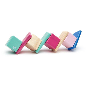 Tegu, Gifts - Toys,  Tegu Magnetic Wooden Blocks - Original Pocket Pouch Blossom