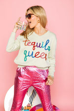 Light Green Tequila Queen Sweater - Eden Lifestyle