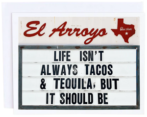 Tacos & Tequila Card - Eden Lifestyle