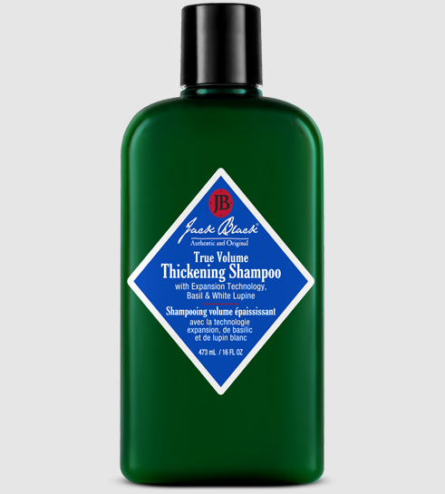 Jack Black True Volume Thickening Shampoo with Expansion Technology, Basil & White Lupine 16oz Bottle - Eden Lifestyle