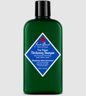 Jack Black True Volume Thickening Shampoo with Expansion Technology, Basil & White Lupine 16oz Bottle - Eden Lifestyle