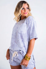 Karlie, Women - Shirts & Tops,  Tie Dye French Terry Pocket Sweatshirt