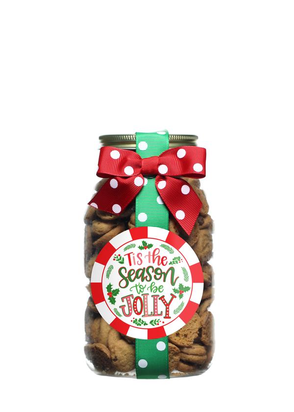 Chocolate Chip Cookies Christmas Pint Jar - Eden Lifestyle