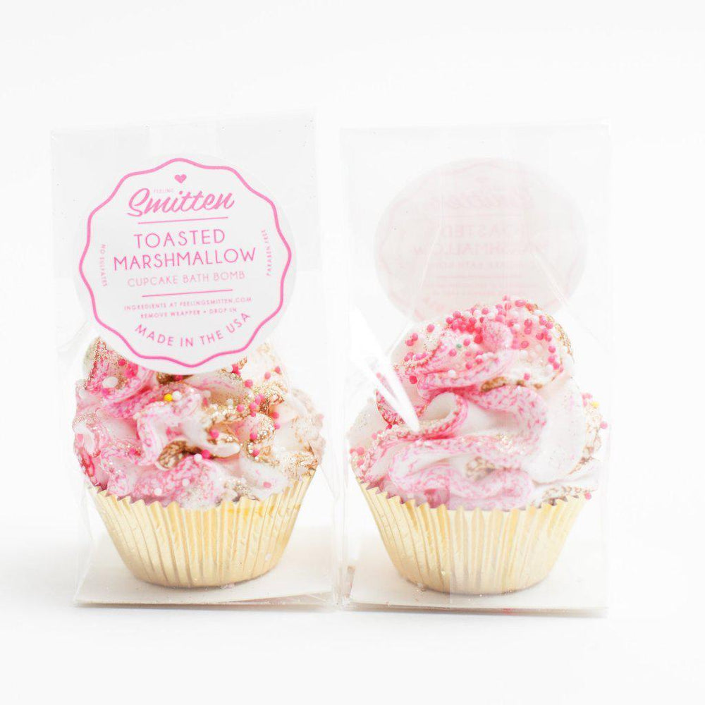 Eden Lifestyle, Gifts - Bath Bombs,  Mini Toasted Marshmallow Cupcake Gifts - Bath Bombs
