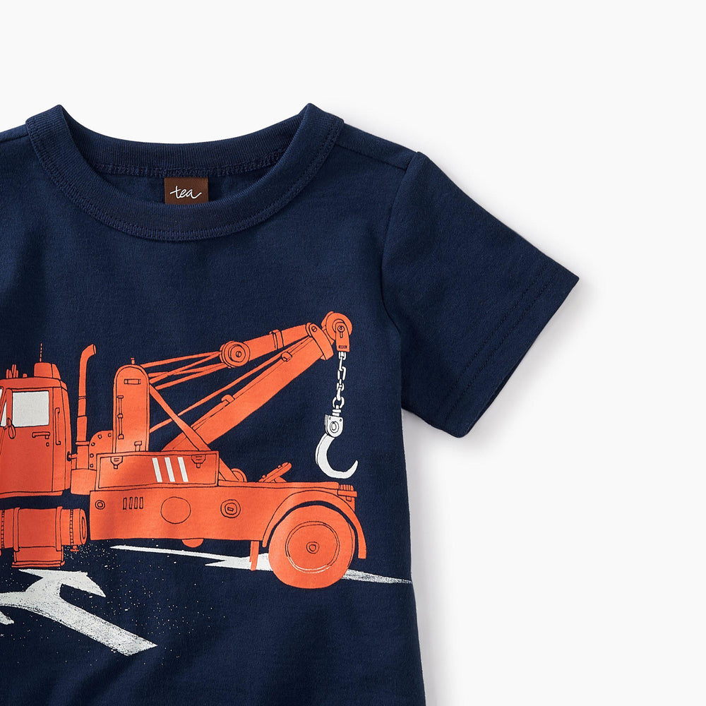 Tea Collection, Baby Boy Apparel - Tees,  Tow Truck Graphic Baby Tee