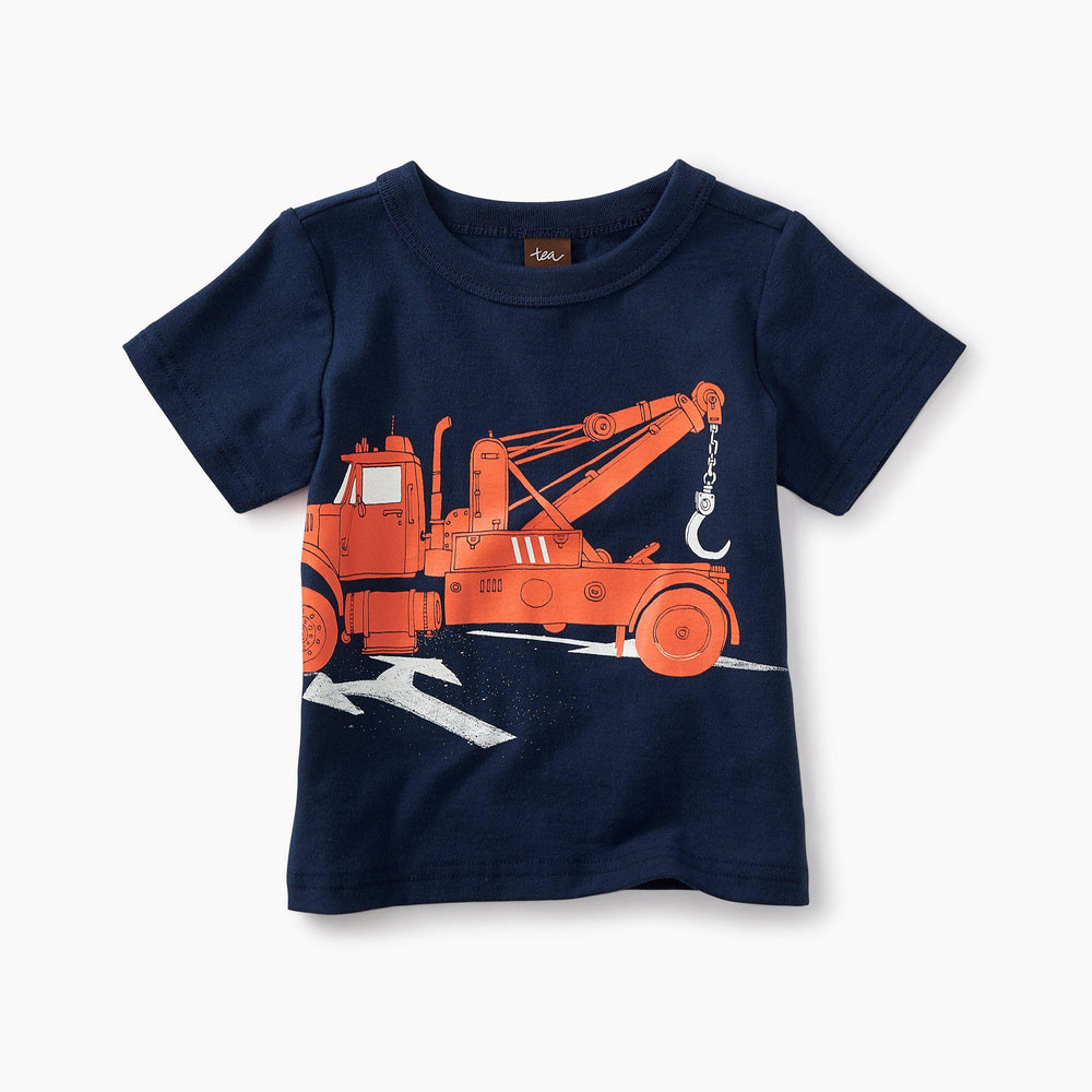 Tea Collection, Baby Boy Apparel - Tees,  Tow Truck Graphic Baby Tee