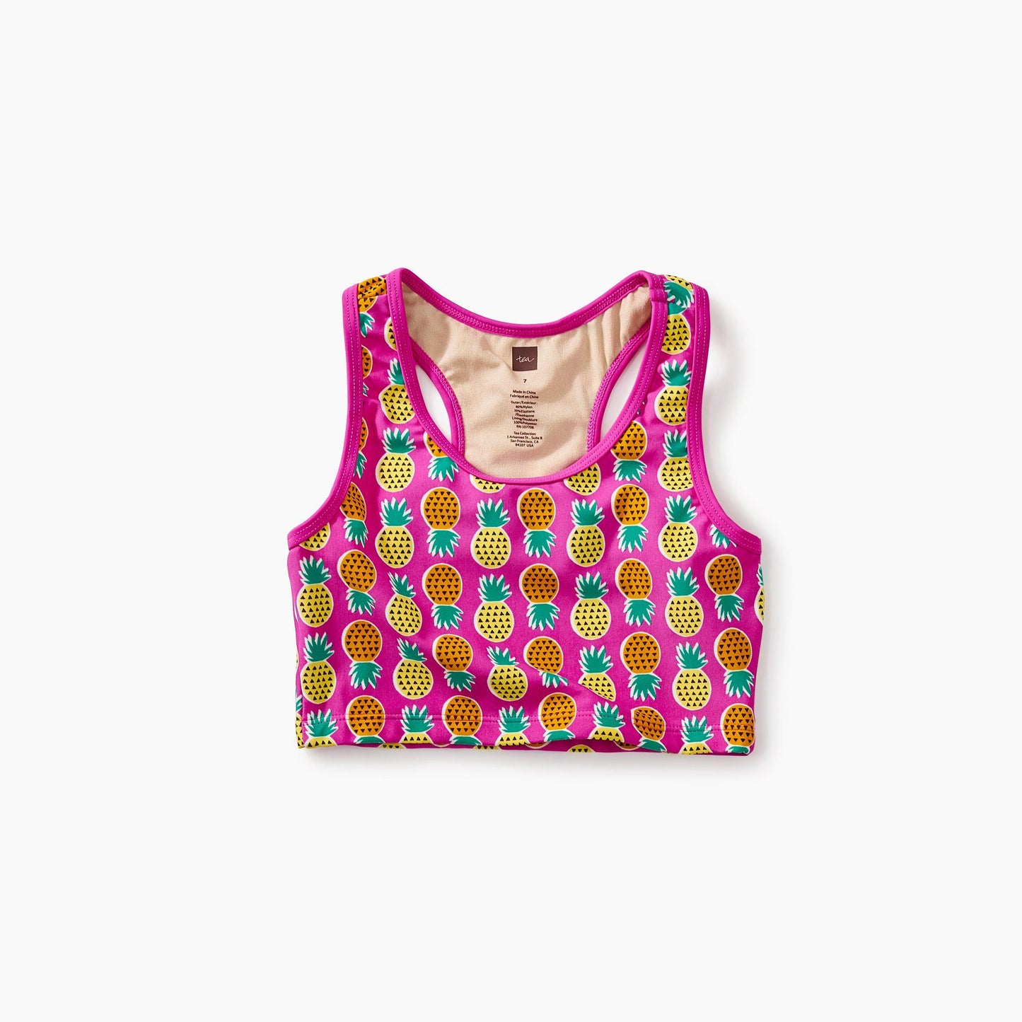 Tea Collection, Girl - Swimwear,  Tropical Racerback Tankini Top