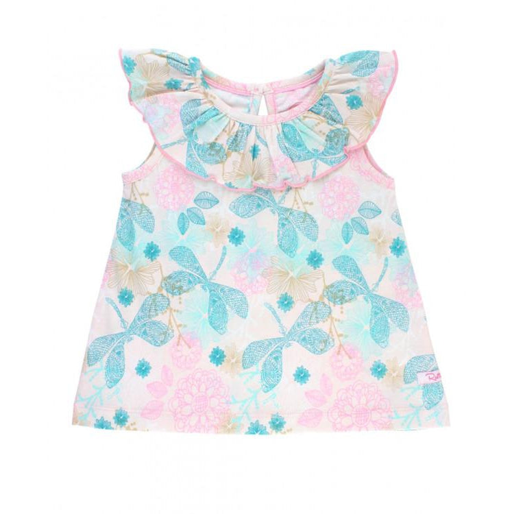 Ruffle Butts, Girl - Shirts & Tops,  Dancing Dragonflies Ruffle Tank