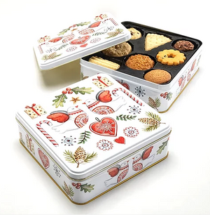 Two Turtle Doves Tin Assorted Butter Biscuit - Eden Lifestyle
