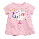 Mud Pie, Baby Girl Apparel - Tees,  Two Birthday Tee