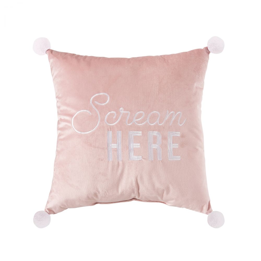 Scream Here! Pillow - Eden Lifestyle
