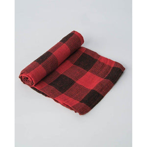 Little Unicorn, Baby - Swaddles,  Little Unicorn Swaddle - Red Plaid