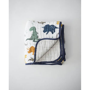 Little Unicorn, Baby - Blankets,  Little Unicorn Quilt - Dino Friends