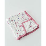 Little Unicorn, Baby - Blankets,  Little Unicorn Deluxe Muslin Quilt - Fairy Garden