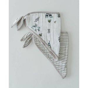 Little Unicorn, Baby - Feeding,  Little Unicorn Bandana Bib - Forest Friends