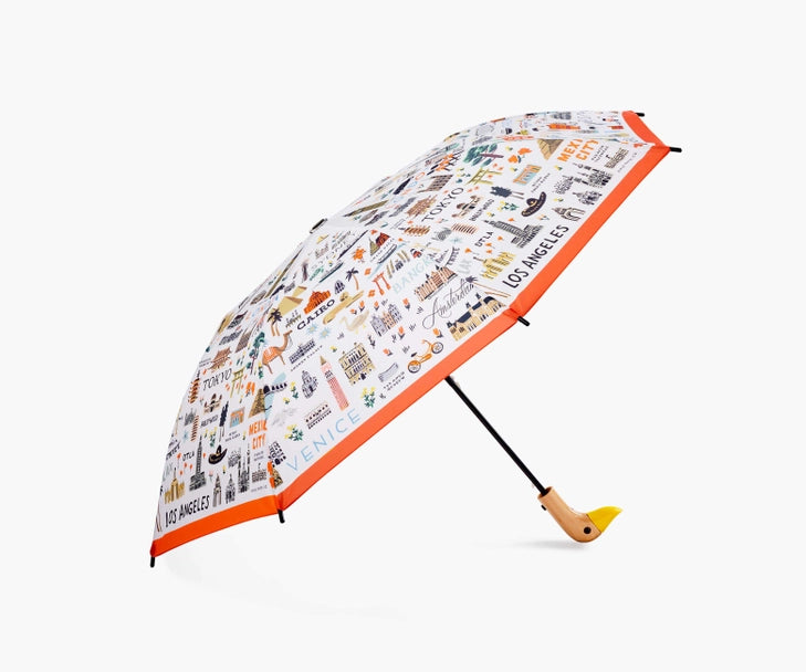 Rifle Paper Co Bon voyage Umbrella - Eden Lifestyle