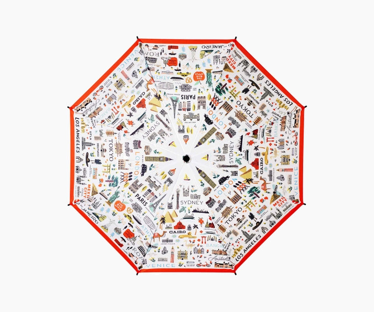 Rifle Paper Co Bon voyage Umbrella - Eden Lifestyle