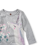 Tea Collection, Baby Girl Apparel - Tees,  Unicorn Garden Graphic Tee