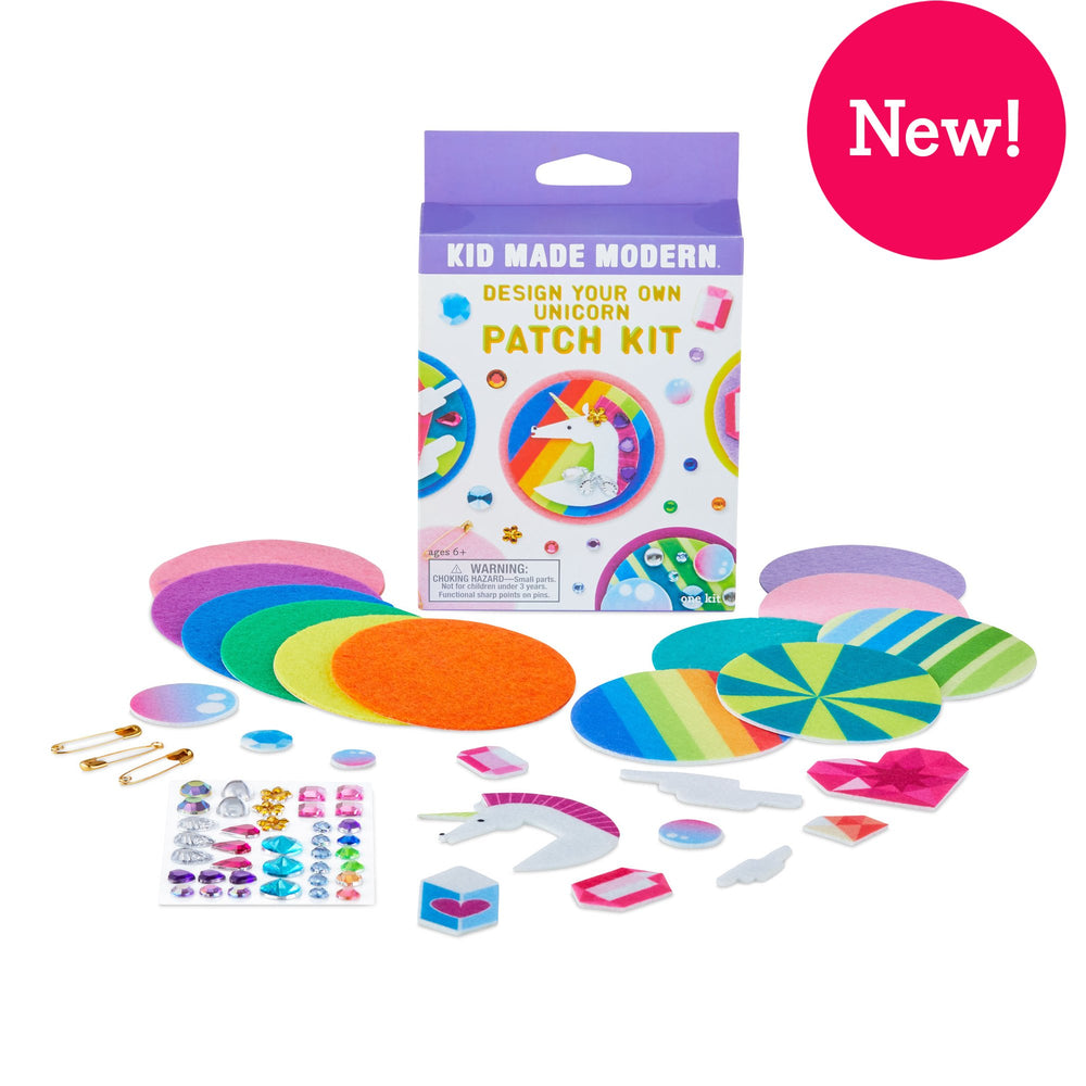 Kid Made Modern, Gifts - Toys,  Design Your Own Unicorn Patch Kit
