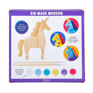 Kid Made Modern, Gifts - Toys,  Paint Your Own Wooden Unicorn Kit