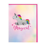 Iscream, Gifts - Kids Misc,  Magical Unicorn Rhinestone Decal Card