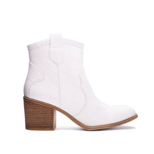 White Western Bootie - Eden Lifestyle