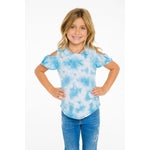 Chaser, Girl - Shirts & Tops,  Chaser Girls Vintage Jersey Cold Shoulder Tie Dye